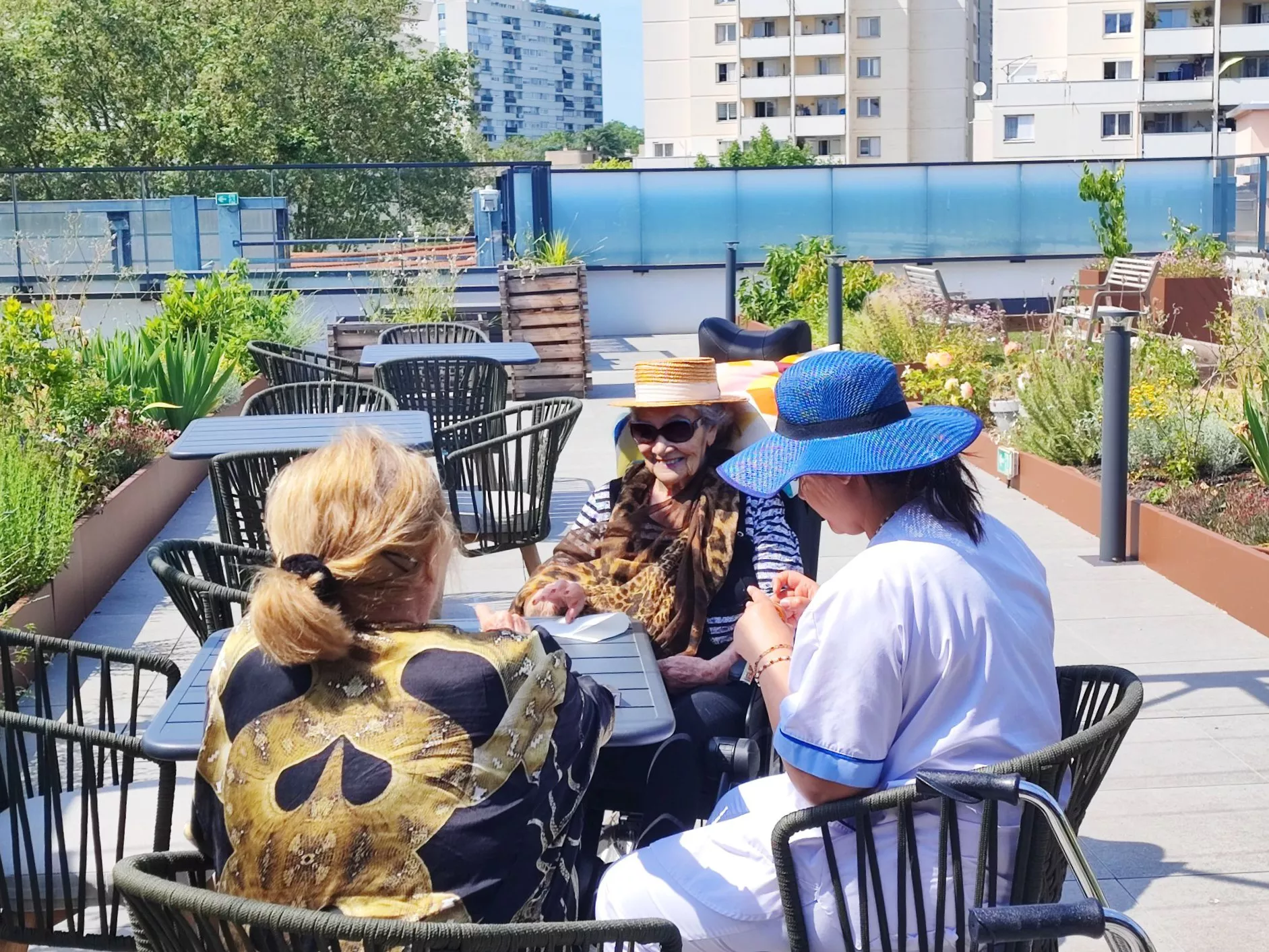 vie sociale terrasse